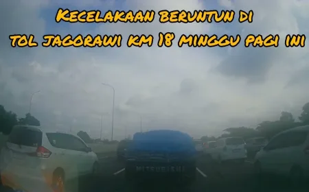 Pagi Kelam di Tol Jagorawi: Rentetan Kecelakaan hingga Motor Nekat Masuk Tol, Ini Kronologinya