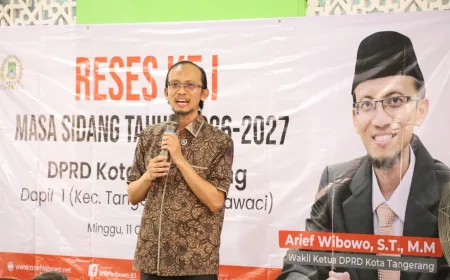 Arief Wibowo Serap Aspirasi Warga Cimone Jaya Terkait Banjir dan Kemacetan