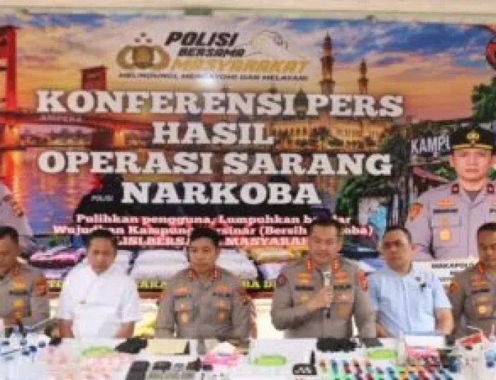 Polda Sumsel Tindak 40 Titik Kampung Narkoba, Bandar dan Pengedar Diproses Hukum
