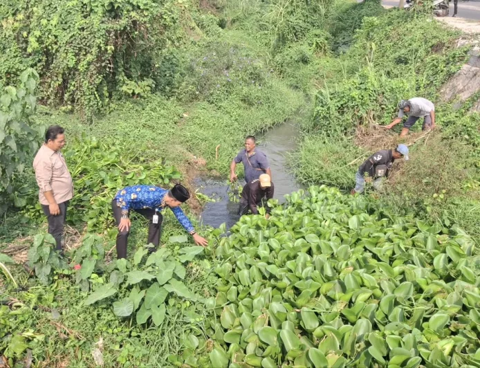 Cegah Banjir di Musim Hujan, Pemdes Sukadami Realisasikan Program PKTD Pembersihan Kali Cikadu