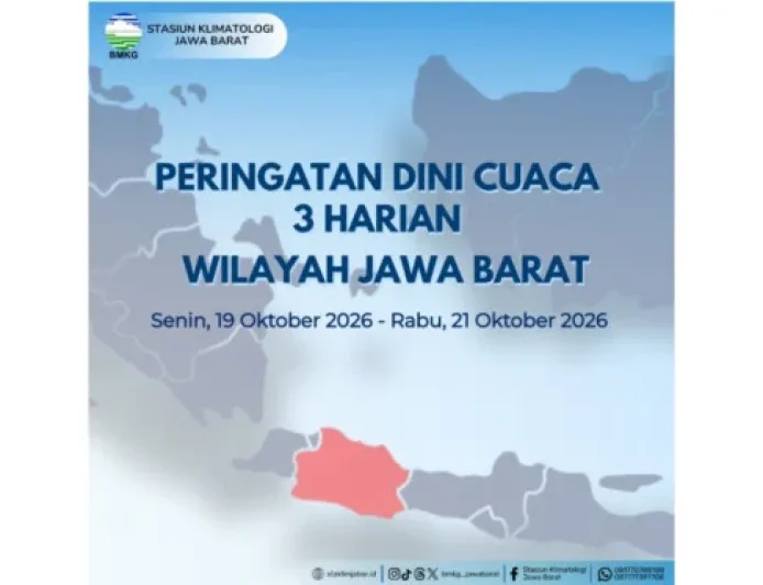 BMKG Puncak Ingatkan Potensi Cuaca Ekstrem di Bogor, Waspada Hujan Lebat dan Longsor