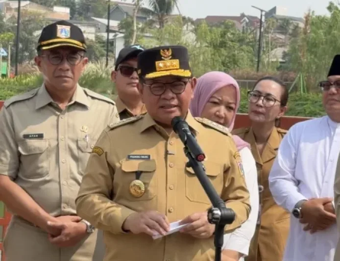 Kendalikan Banjir, Gubernur Pramono Resmikan Dua Embung di Cipayung