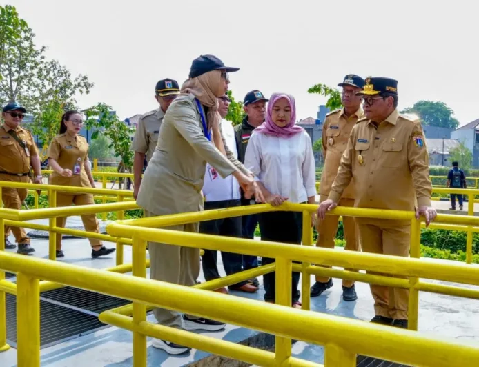 Pramono Anung Resmikan Embung Batu Bangkong dan Bambu Hitam untuk Pengendalian Banjir