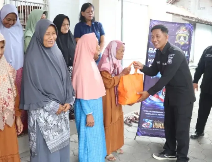 Sambut Hari Jadi ke-75 Humas Polri, Polres Bantul Gelar Aksi Sosial